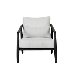 Aria Outdoor Accent Chair Black