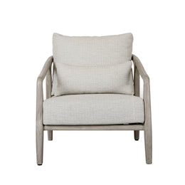 Aria Outdoor Accent Chair Gray