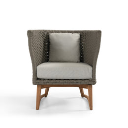 Ida Outdoor Accent Chair Gray