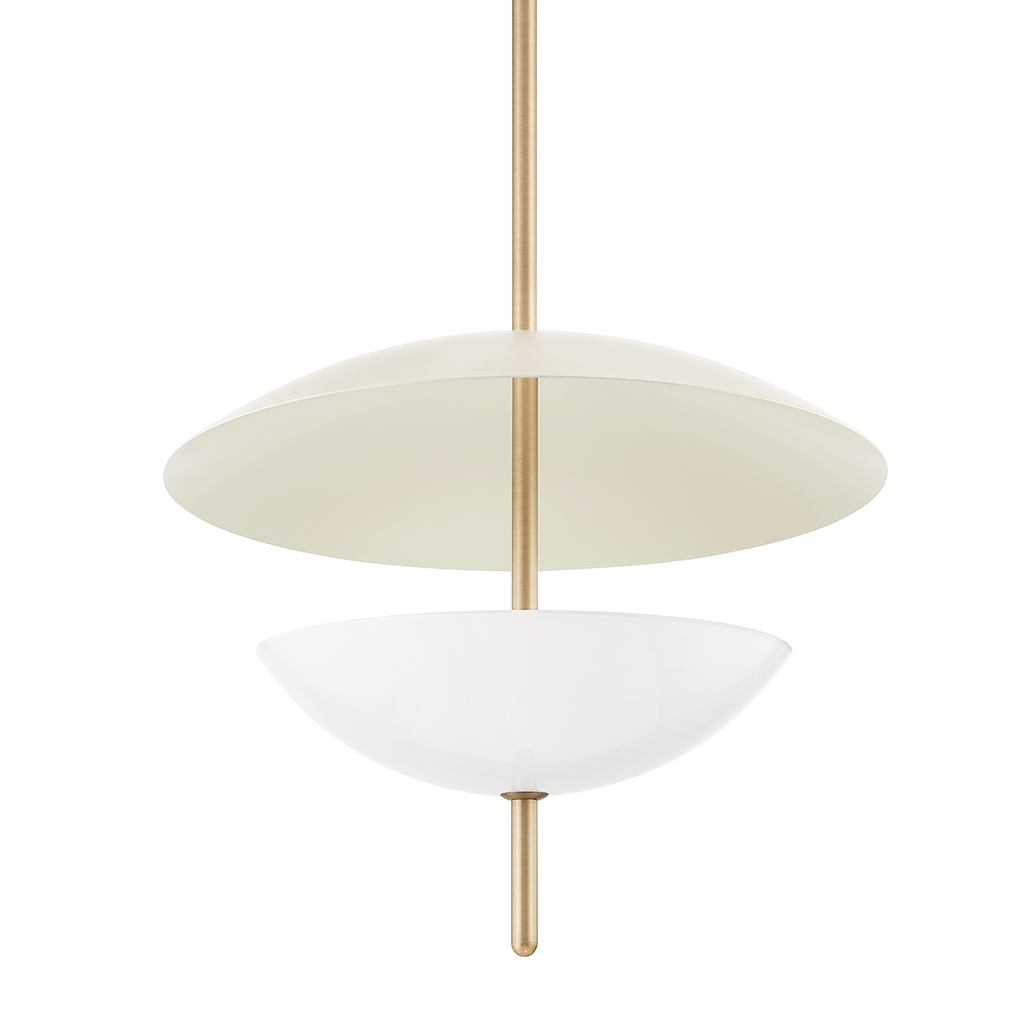 Dion 3 Light Pendant - Patina Brass