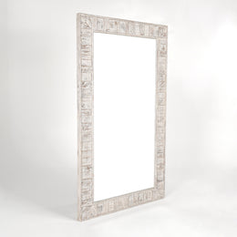 Astrid 90" Floor Mirror White