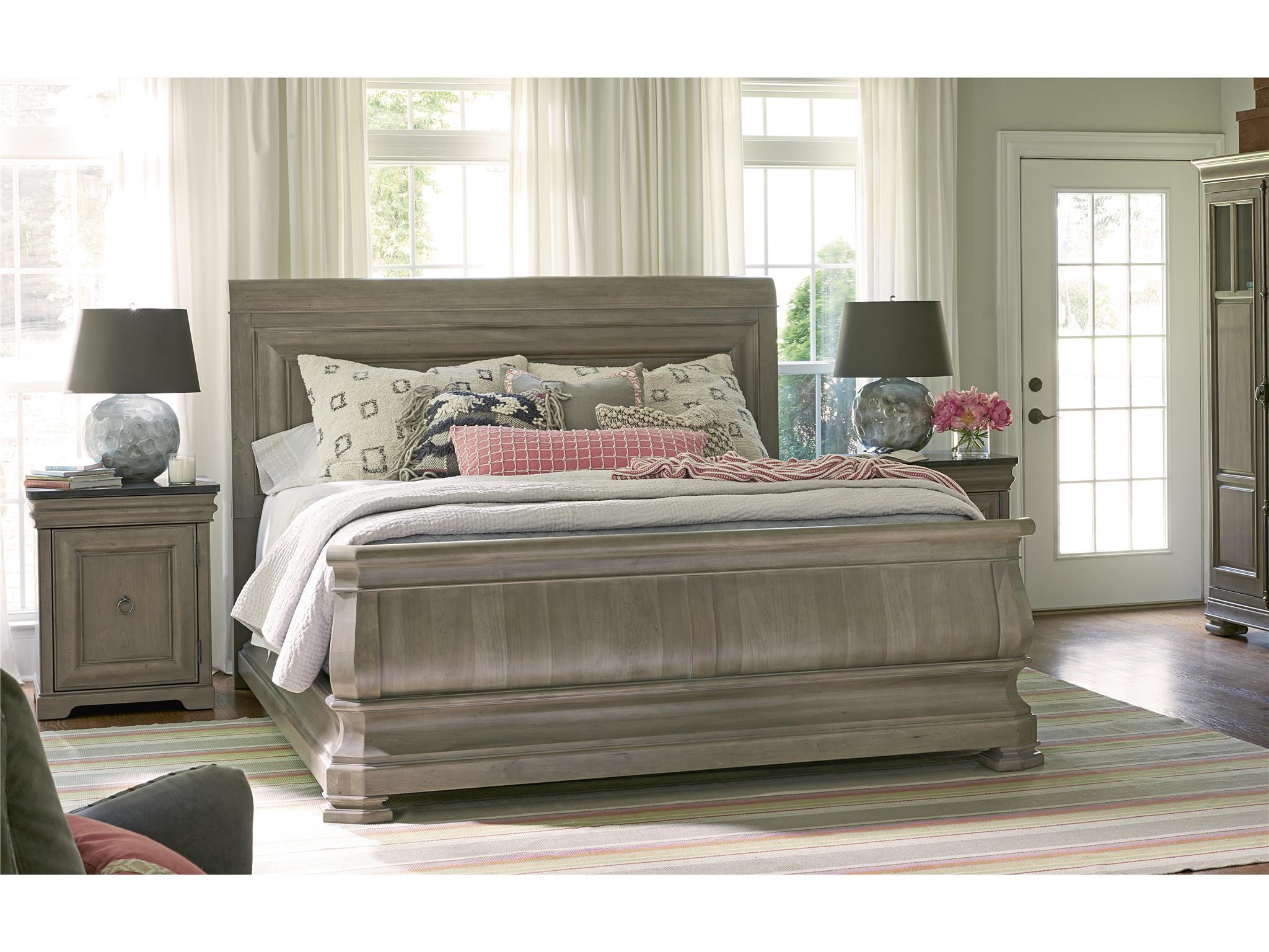 Reprise Queen Sleigh Bed 1