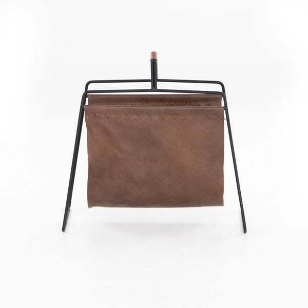 Aesop Magazine Rack-Patina Brown by Four Hands