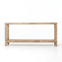 Lamar Console Table-Drifted Oak by Four Hands