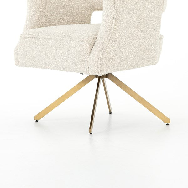 Adara Desk Chair-Knoll Natural by Four Hands