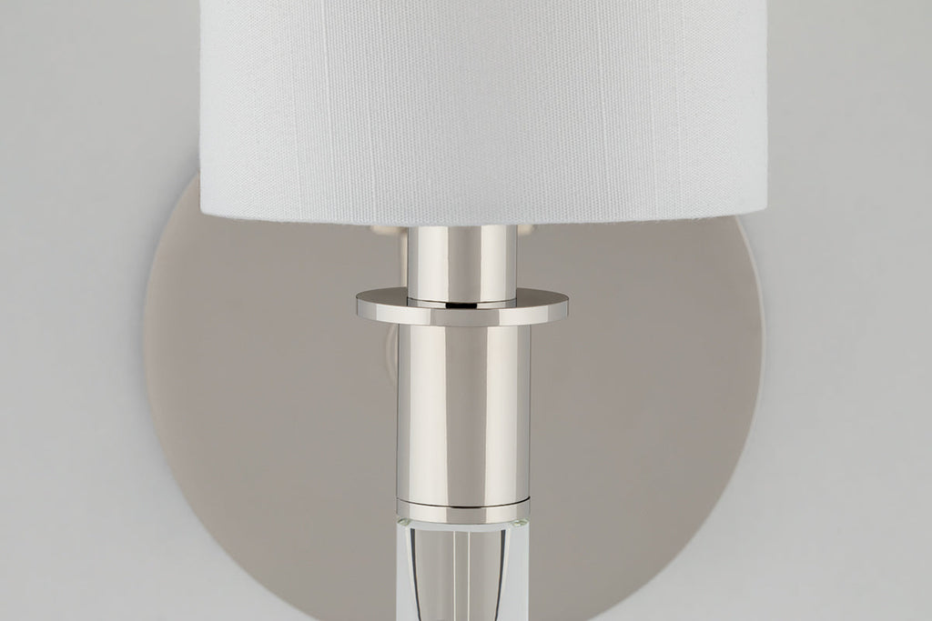 Wylie Wall Sconce 4" - Polished Nickel