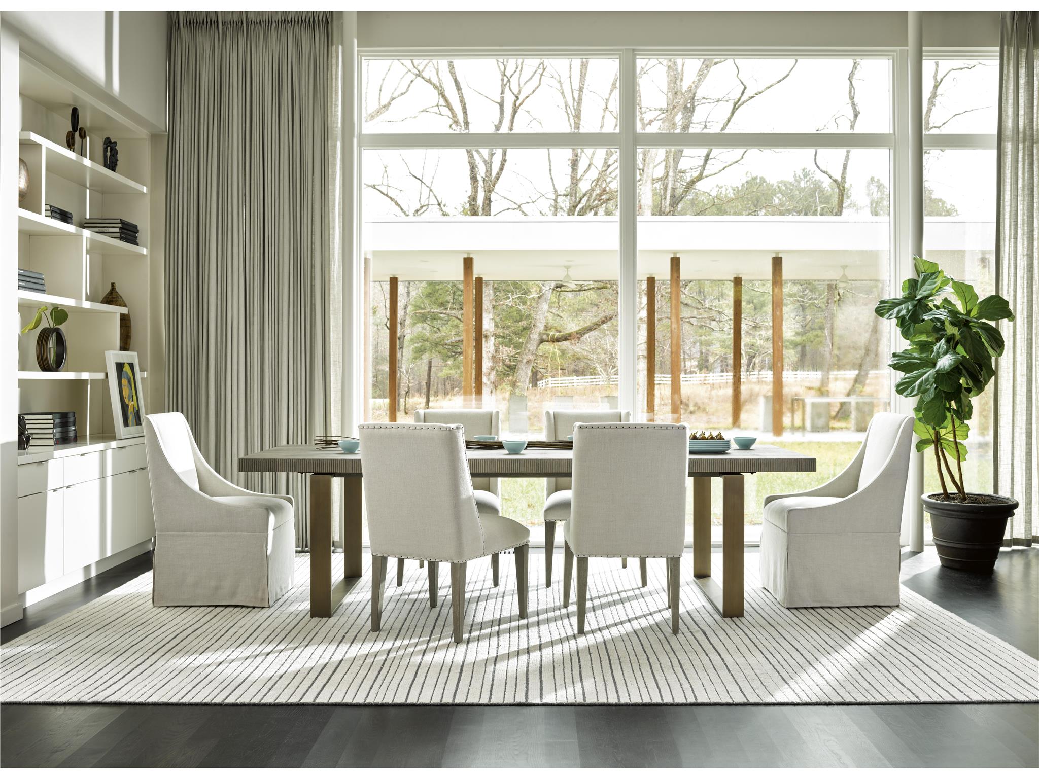 Townsend Castered Dining Chair