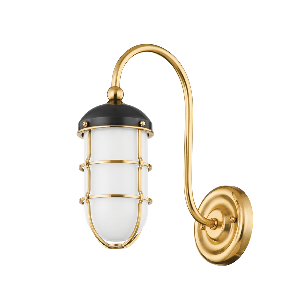 Holkham 1 Light Sconce - Distressed Bronze