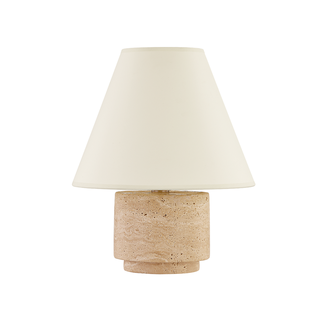 Bronte 1 Light Table Lamp - Patina Brass