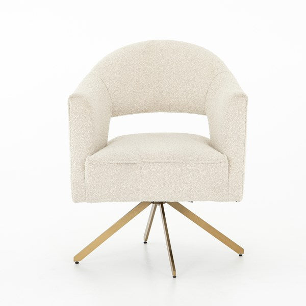 Adara Desk Chair-Knoll Natural by Four Hands