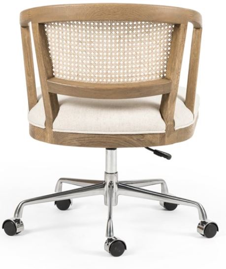 Alexa Desk Chair-Light Honey Oak by Four Hands