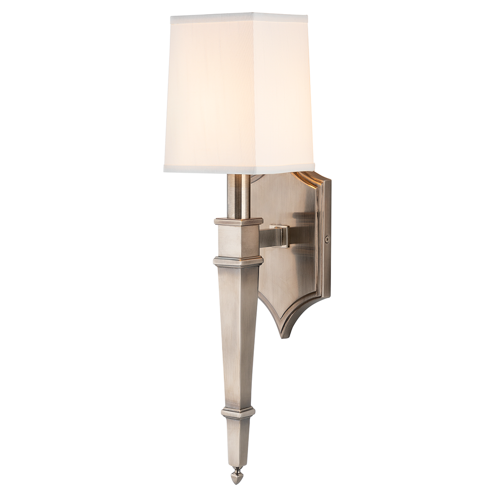 Norwich Wall Sconce 18" - Historic Nickel