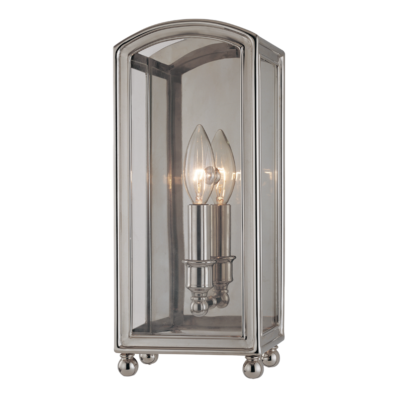 Larchmont Wall Sconce - Polished Nickel