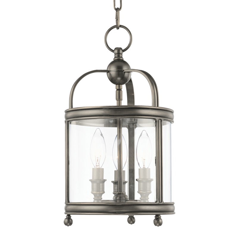 Larchmont Pendant 15" - Historic Nickel