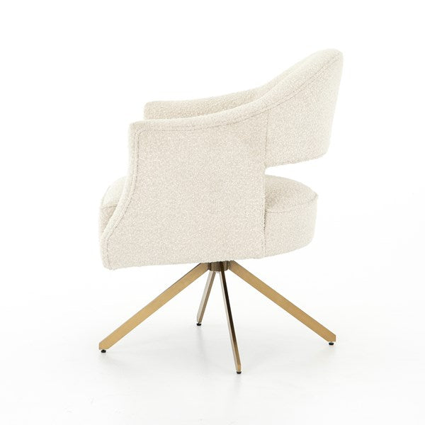 Adara Desk Chair-Knoll Natural by Four Hands