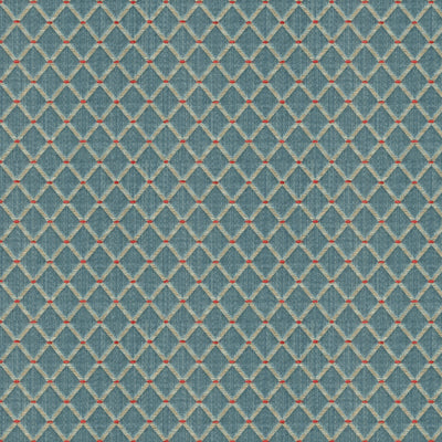 Amoy Trellis - Slate Blue (Sample)