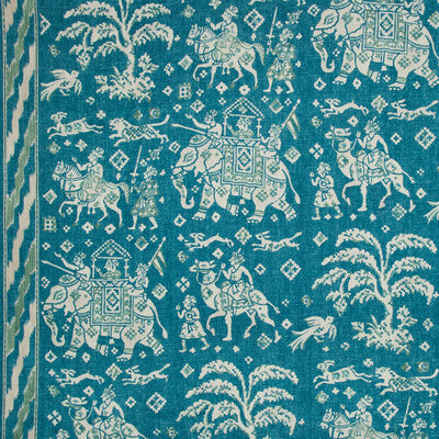 Aralam Print - Teal/Green (Sample)