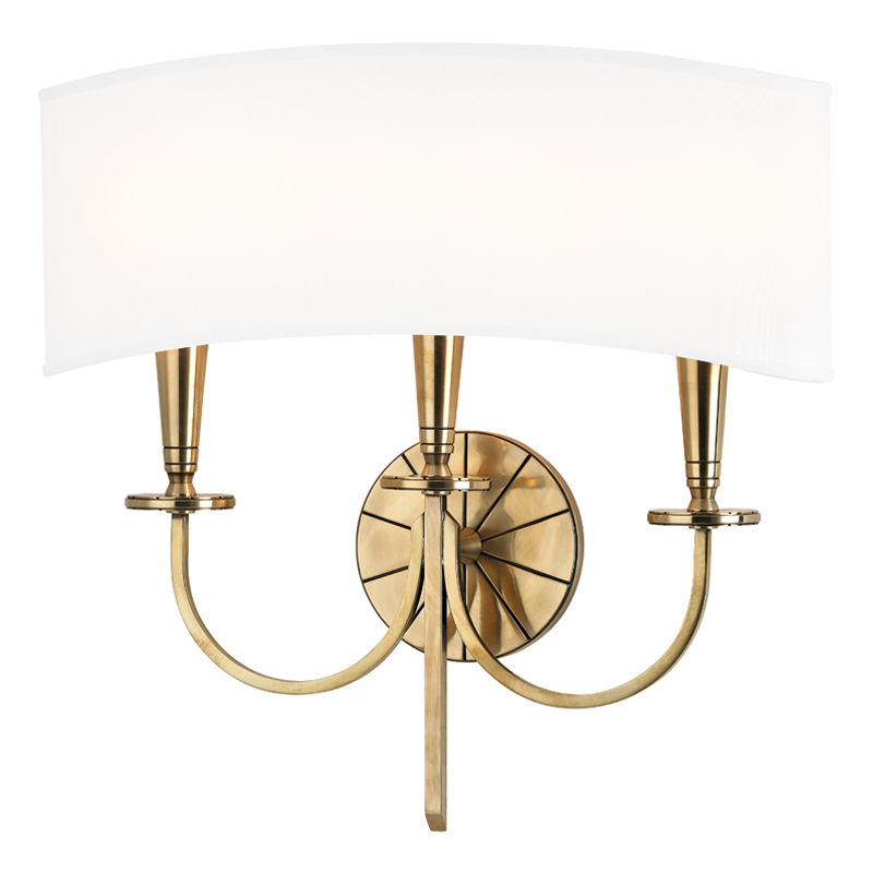 Mason Wall Sconce 16" - Aged Brass