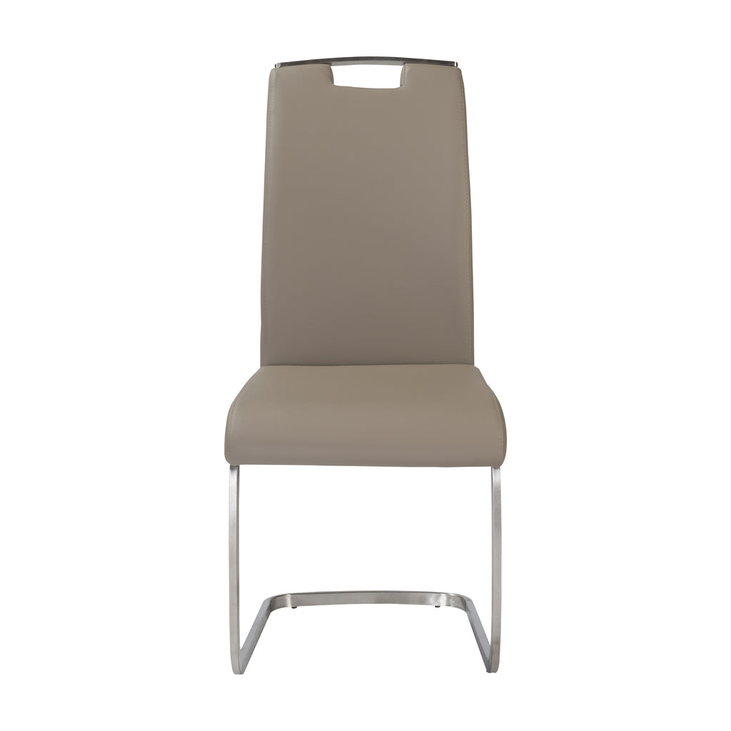 Karl Side Chair - Taupe,Set of 2