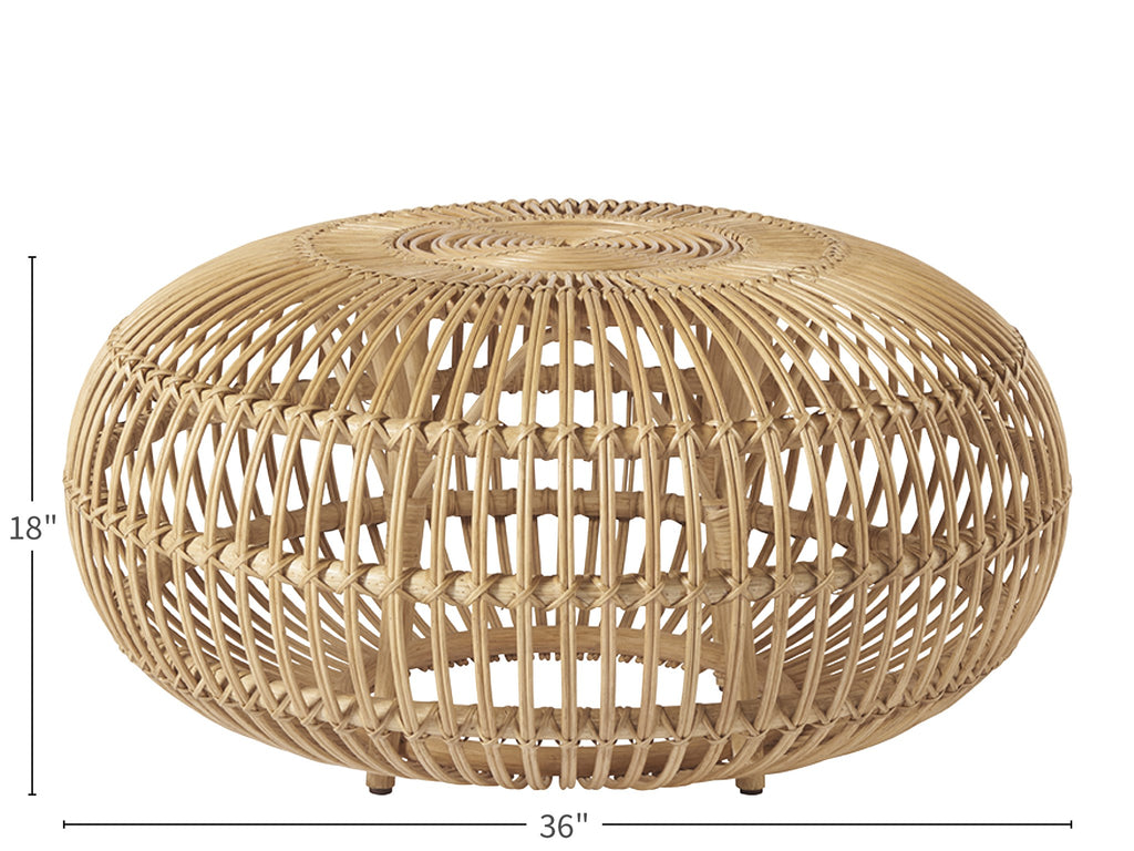 Rattan Scatter Table