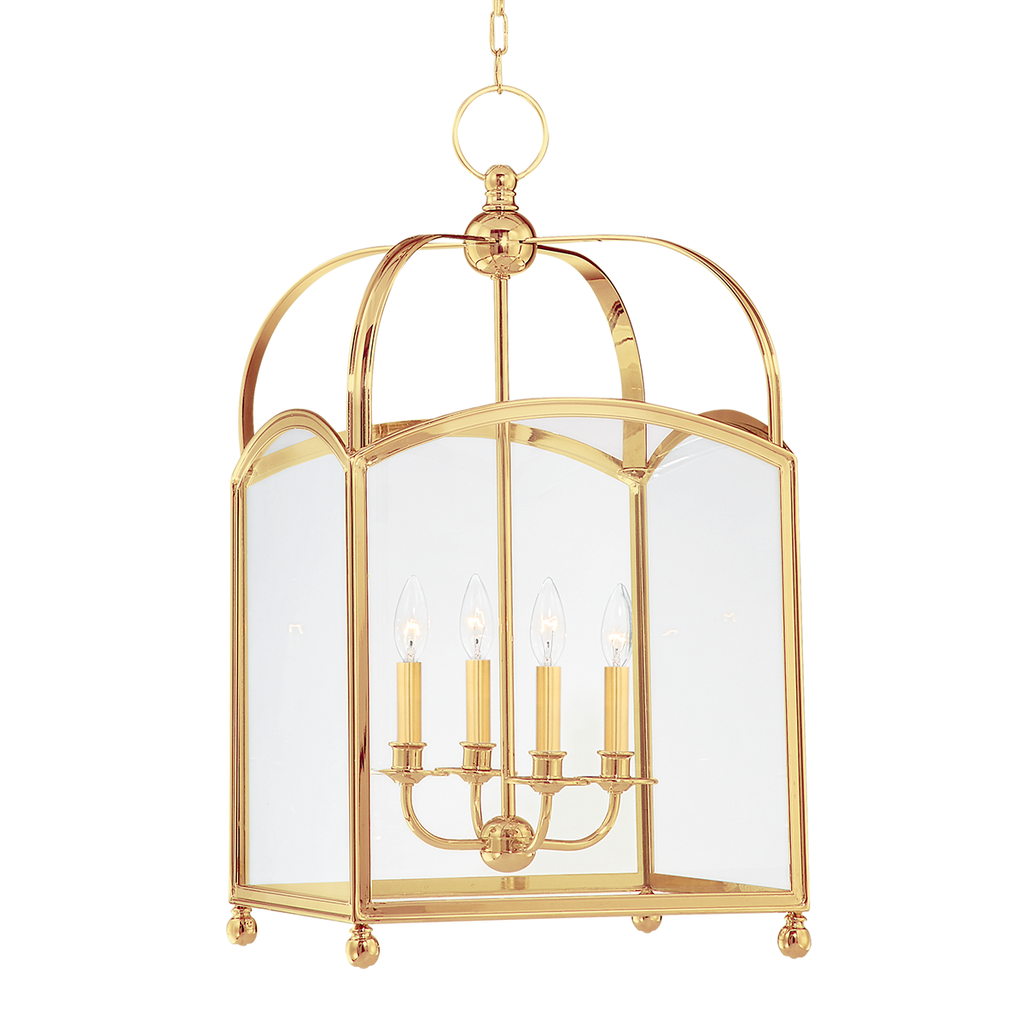 Millbrook Pendant 29" - Aged Brass