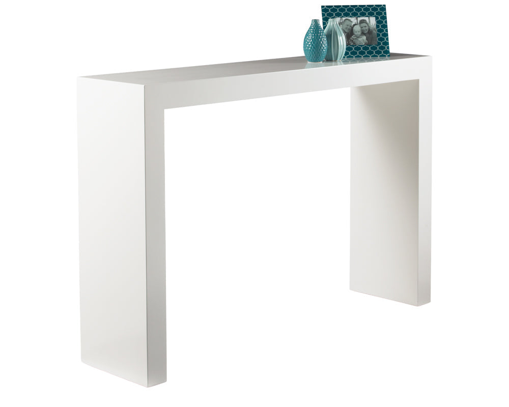 Arch Console Table - High Gloss White