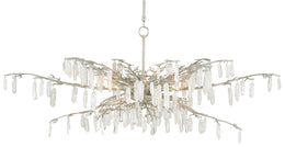 Forest Dawn Silver Chandelier