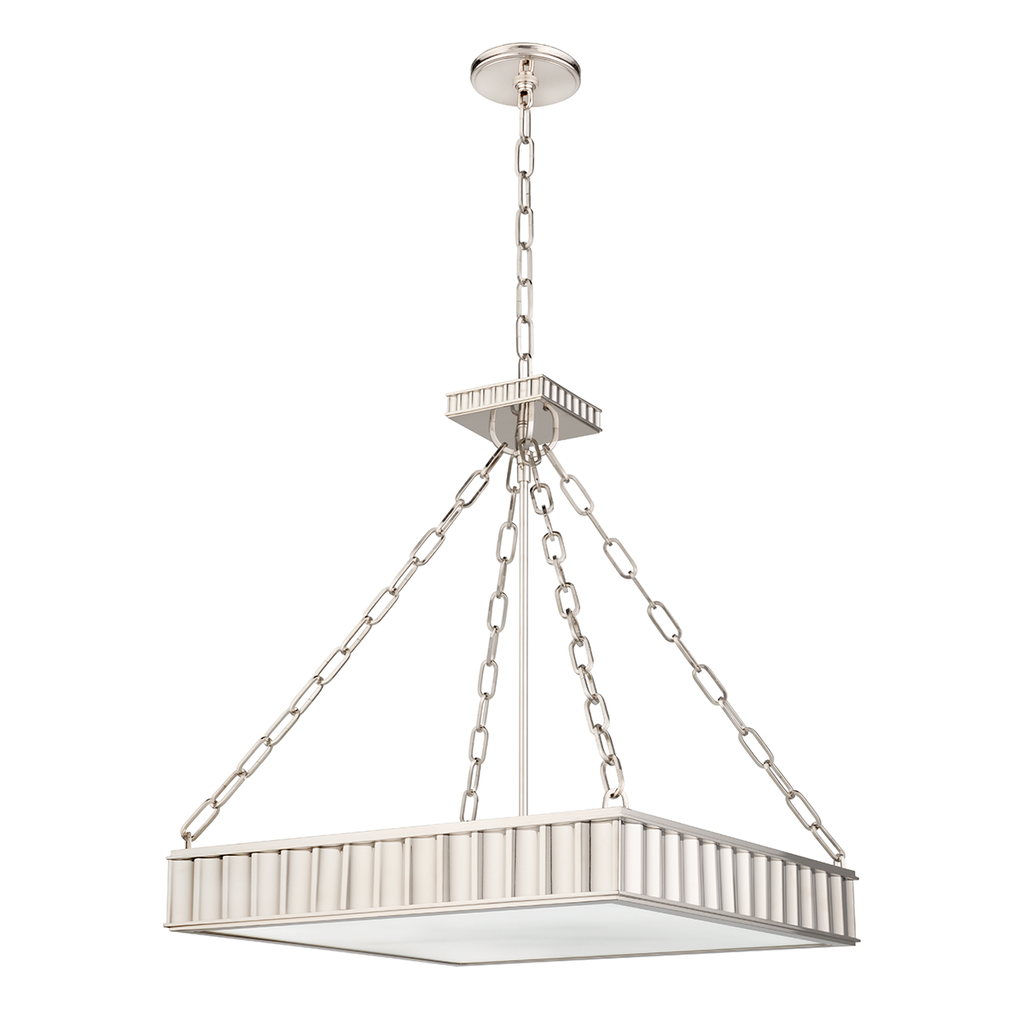 Middlebury Pendant 22" - Polished Nickel