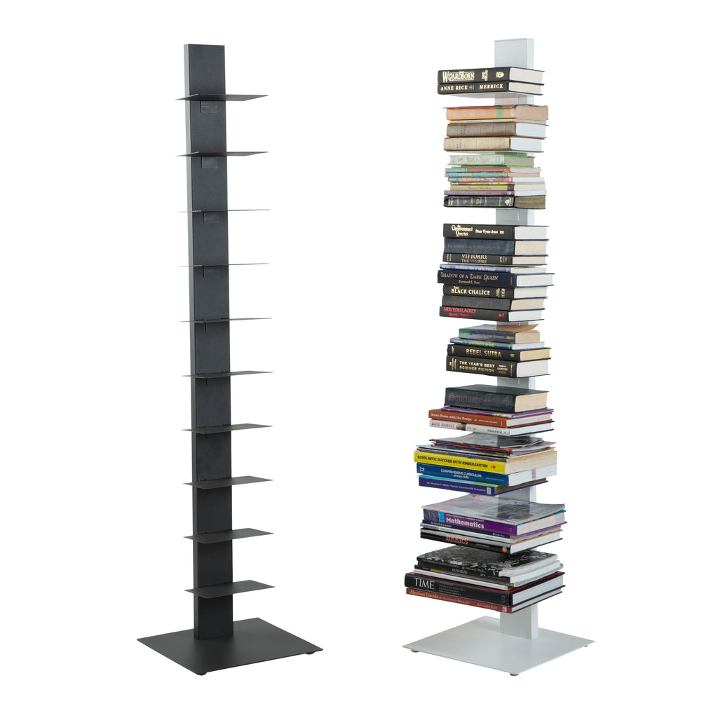 Sapiens 60-inch Bookcase Tower - Anthracite