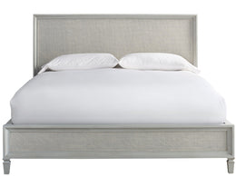 Summer Hill - French Gray Woven Accent King Bed