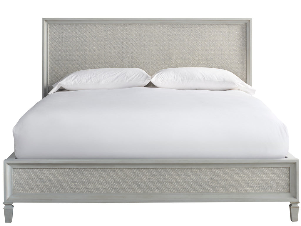 Summer Hill - French Gray Woven Accent Queen Bed