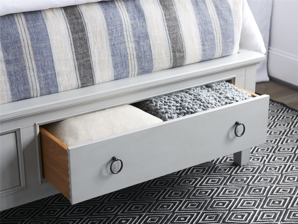 Summer Hill - French Gray Storage King Bed