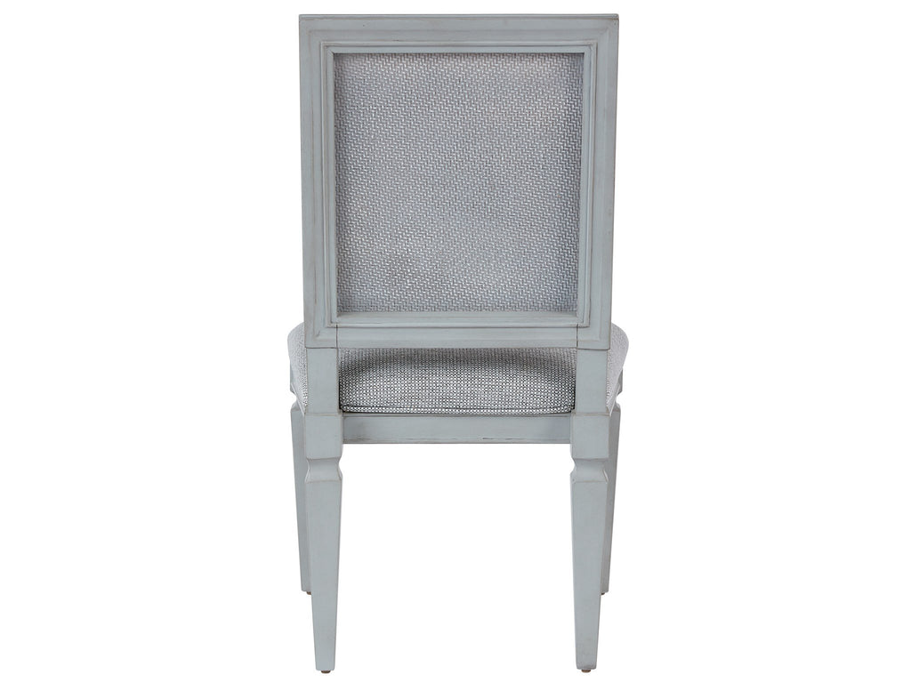 Summer Hill - French Gray Woven Accent Side Chair