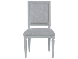 Summer Hill - French Gray Woven Accent Side Chair