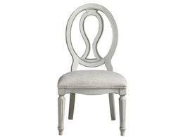 Summer Hill - French Gray Pierced Back Side Chair