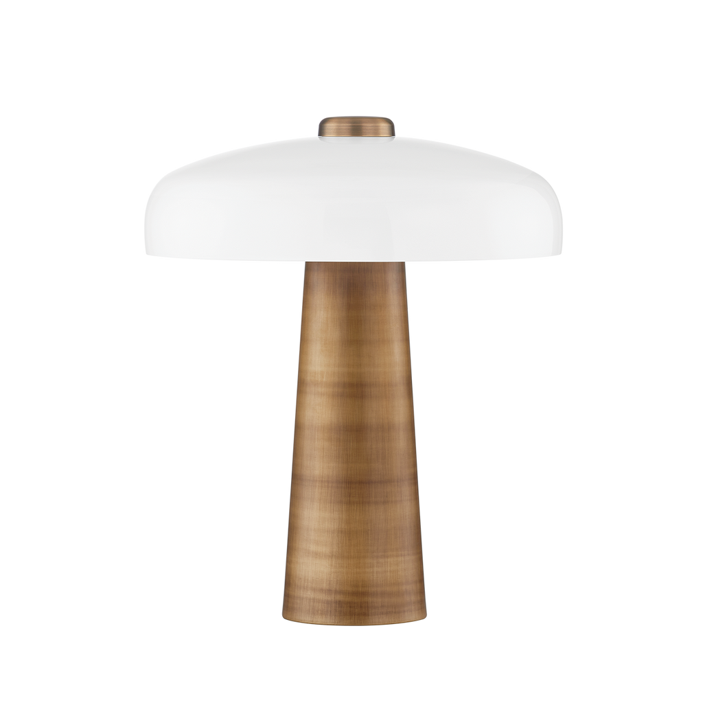 Lush Table Lamp - Patina Brass