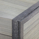 Albert 3-Drawer Side Table - Ash Gray Shimmer