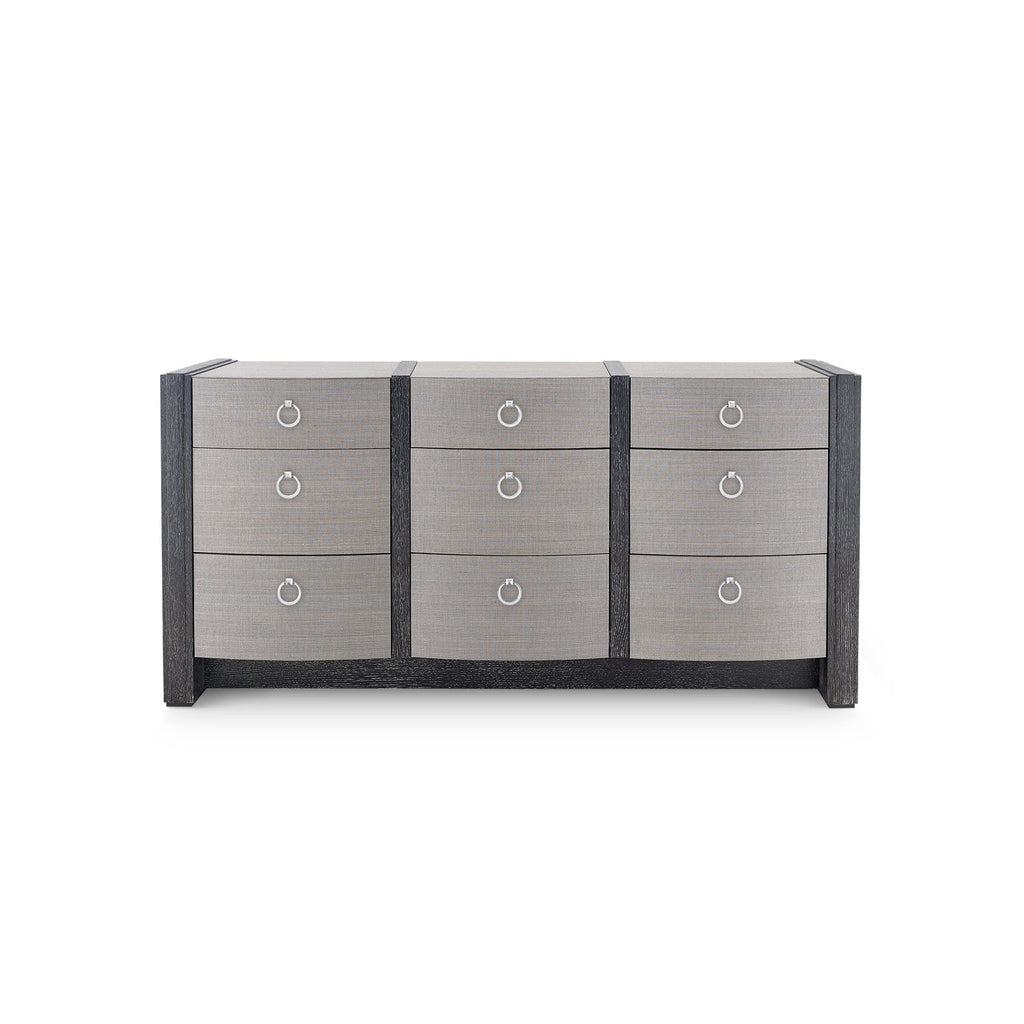 Albert Extra Large 9-Drawer - Ash Gray Shimmer