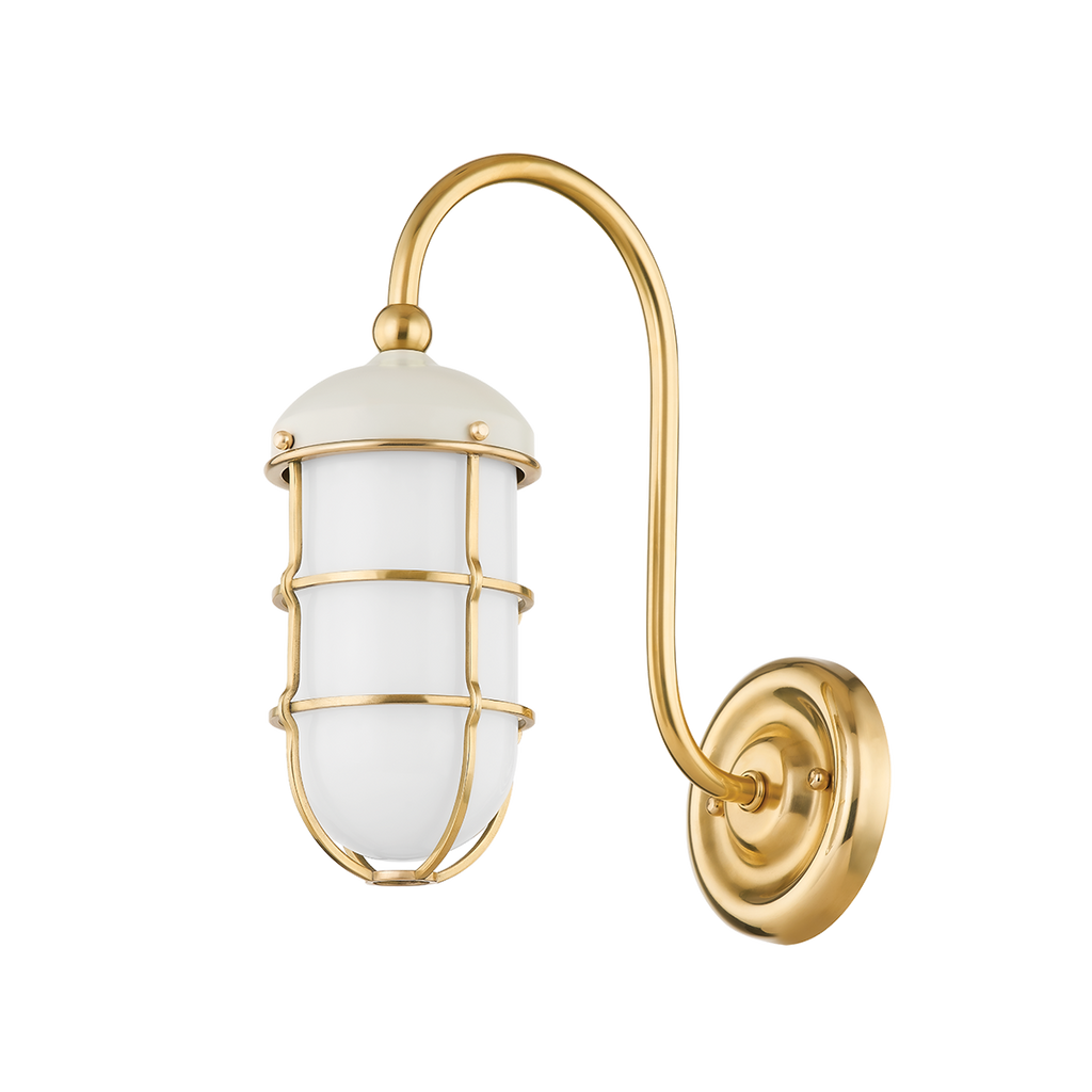 Holkham 1 Light Sconce - Off White