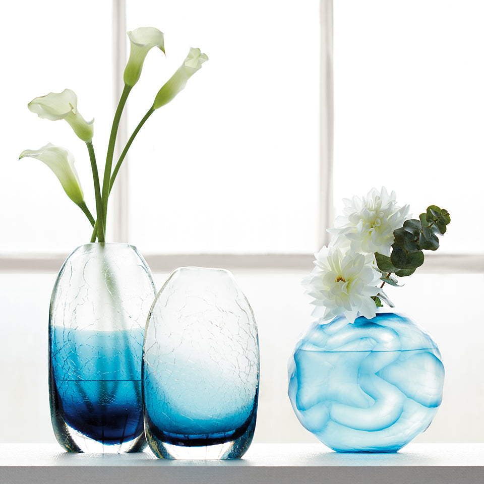 Adela Small Vase - Mediterranean Blue