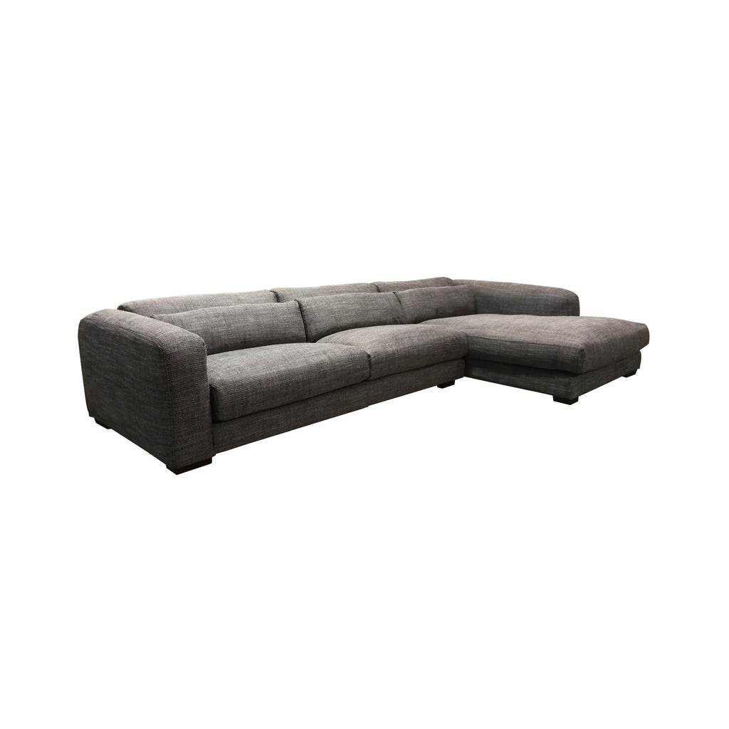 Max Right Sectional - Charcoal Ash