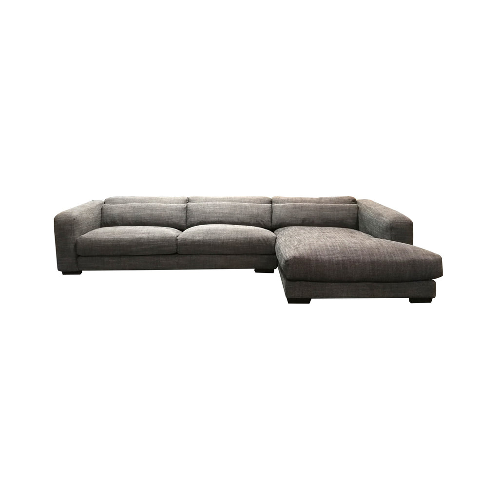 Max Right Sectional - Charcoal Ash