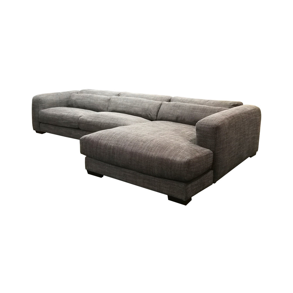 Max Right Sectional - Charcoal Ash