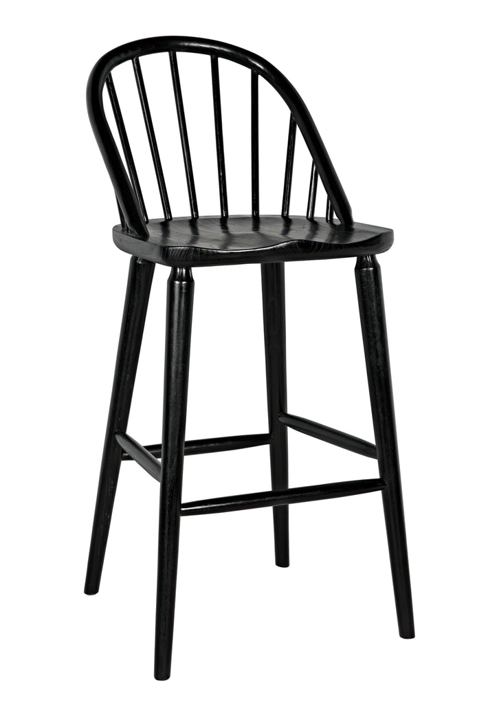 Gloster Bar Chair, Charcoal Black