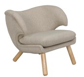 Valerie Chair with Wheat Fabric