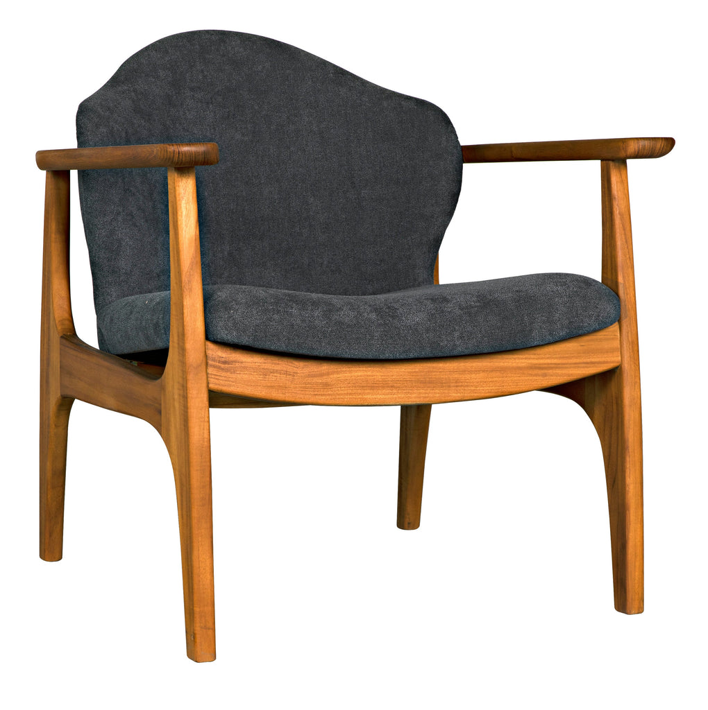 Vittorio Chair with Grey Fabric