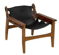 Nomo Chair, Teak with Leather