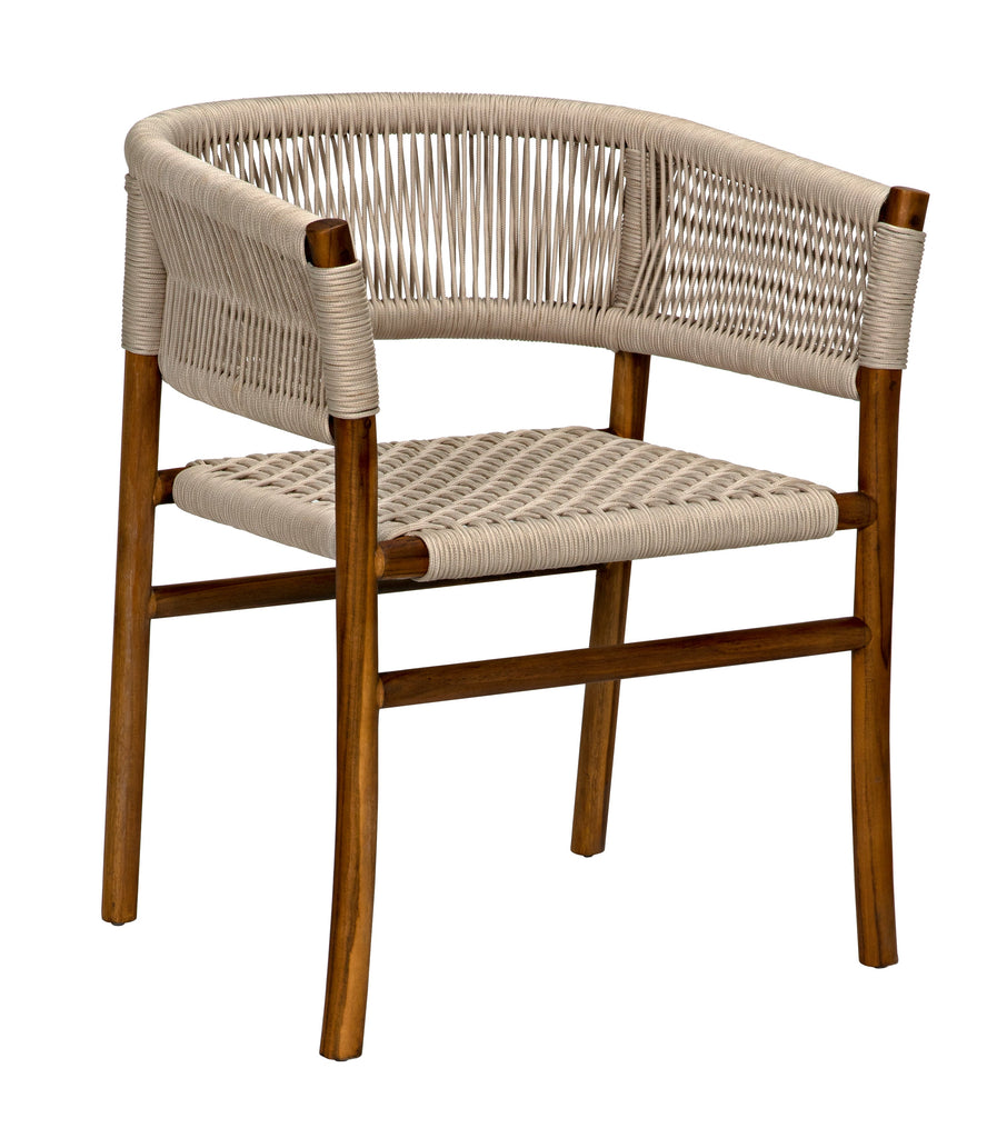 Conrad Chair, Teak with Woven Rope