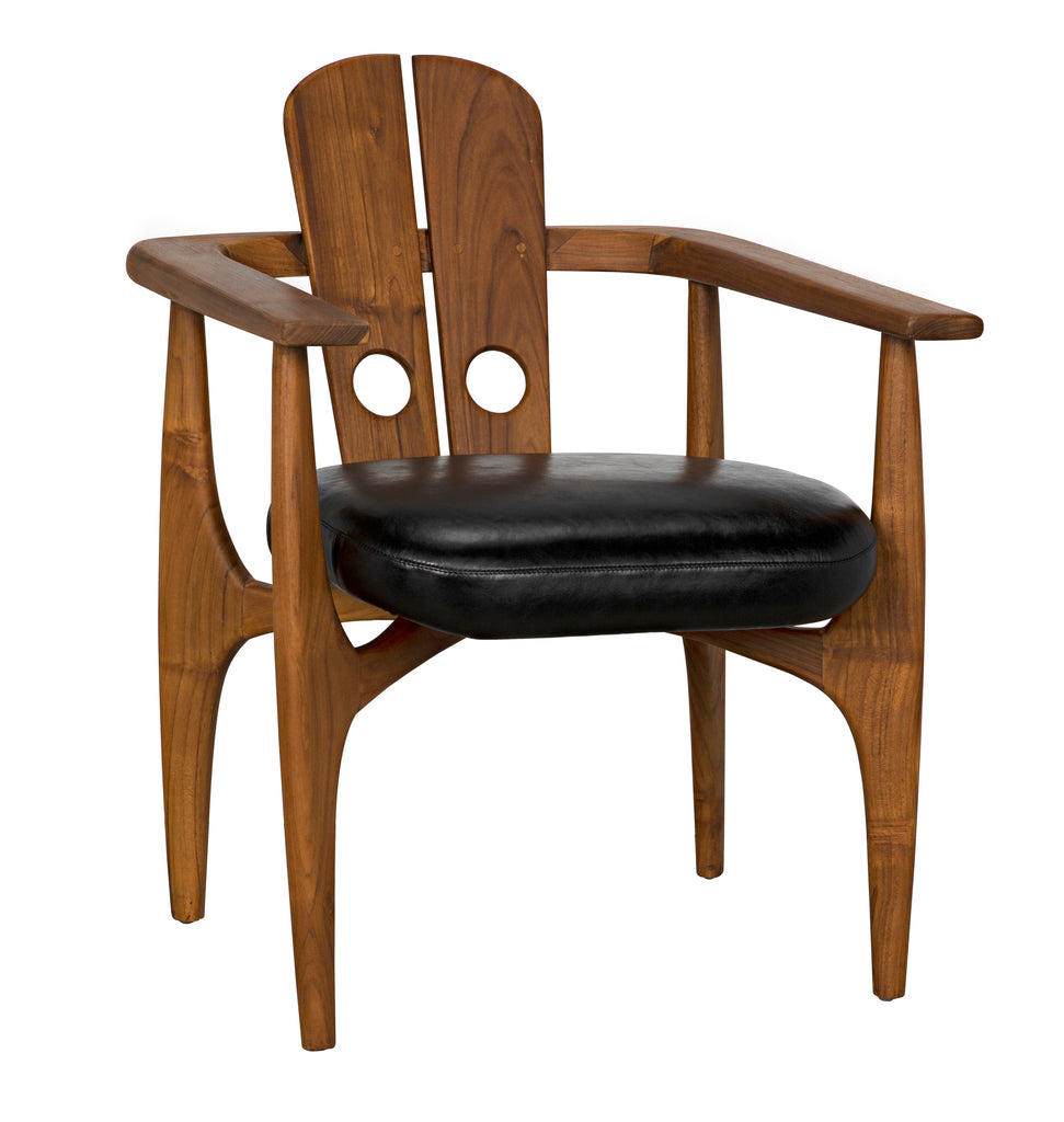 Kato Chair, Teak with Leather