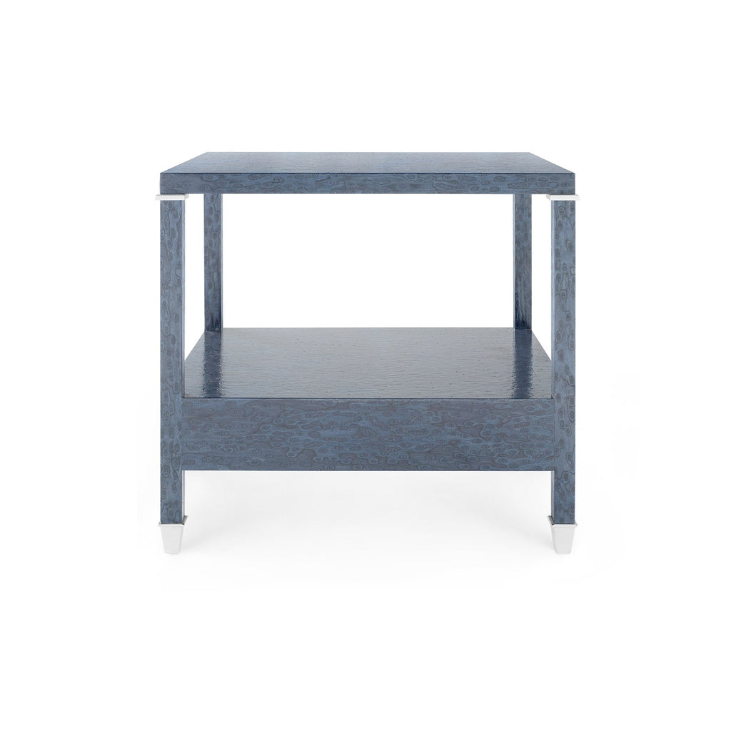 Alessandra 1-Drawer Side Table - Deep Navy